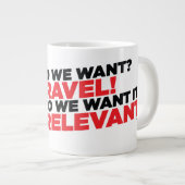 タイムトラベル ジャンボコーヒーマグカップ (正面右)