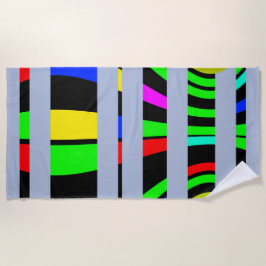 タイムトラベル ビーチタオル