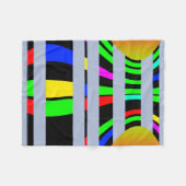 タイムトラベル フリースブランケット (正面(横))