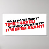 タイムトラベル ポスター (正面)