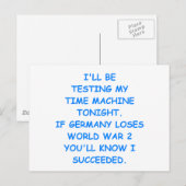 タイムトラベル ポストカード (正面/裏面)