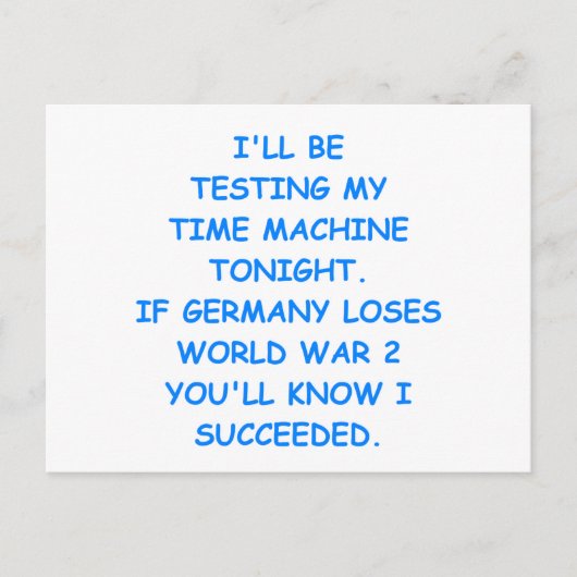 タイムトラベル ポストカード (正面)