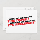 タイムトラベル ポストカード (正面/裏面)