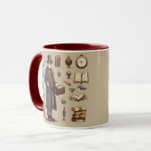 タイムトラベル マグカップ (正面左)