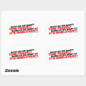 タイムトラベル 楕円形シール (シート)