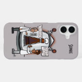 タイムトラベル iPhoneケース (裏面横)