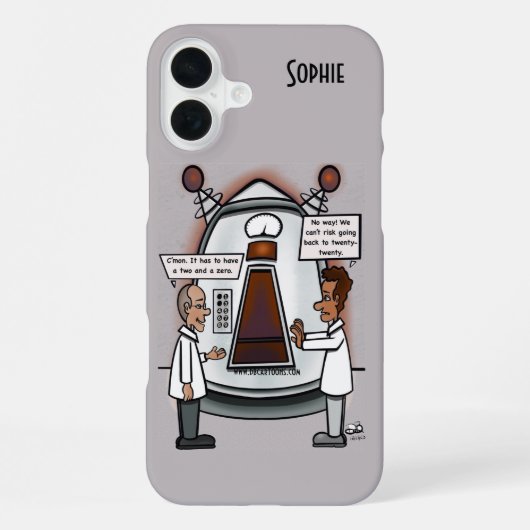 タイムトラベル iPhoneケース (裏面)