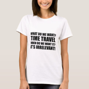 タイムトラベル Tシャツ