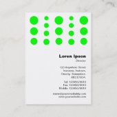 タイムトラベルv1.2 – 緑（黒） 名刺 (裏面)