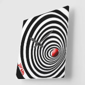 タイムトンネル光学技術 スクエア壁時計 (傾斜)