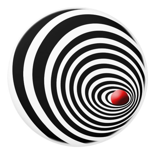 タイムトンネル光学芸術 セラミックノブ (正面)