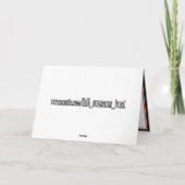 タイムハロウィーンダックスのトリックまたはトリートメント カード (裏面)