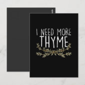 タイムハーブプラント ポストカード (正面/裏面)