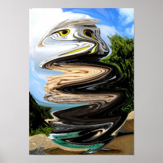 タイムバブルでフクロウ ポスター (正面)