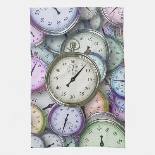 タイムピースのキッチンタオル キッチンタオル (縦)