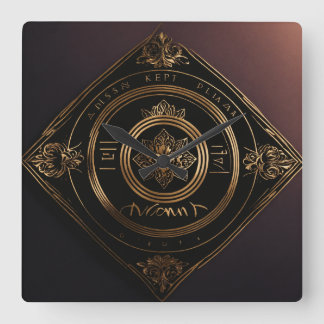 "タイムピースエレガント:リッチデザインクロック収集 スクエア壁時計