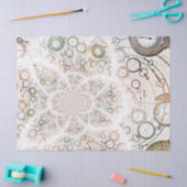 タイムピースワープパターン 薄葉紙 (クラフト)