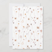 タイムフォーティーフローラ誕生日招待状 招待状 (裏面)