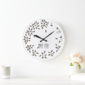 タイムフライおもしろいフライ虫害虫時計 ラージ壁時計 (ホーム)