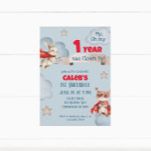 タイムフライスーパーヒーローファースト誕生日 招待状