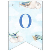 タイムフライトイ飛行機旅行テーマ バンティングフラッグ (第3の旗)