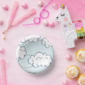 タイムフライフライトクラウド誕生日 ペーパーボウル (パーティー)