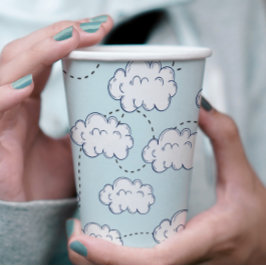 タイムフライフライトクラウド誕生日 紙コップ