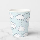 タイムフライフライトクラウド誕生日 紙コップ (正面)