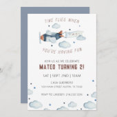 タイムフライ誕生日! 招待状 (正面/裏面)