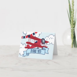 タイムフライ飛行機誕生日 サンキューカード