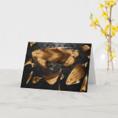 「タイムフライ」 – グリーティングカード (黄色い花)