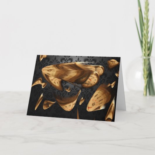 「タイムフライ」 – グリーティングカード (正面)