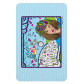 タイムフライ_フレキシブル磁石6" x 4" マグネット (縦)