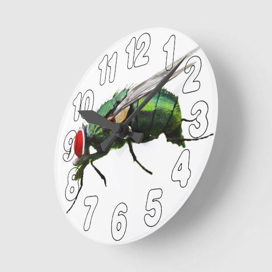 タイムフライ ラウンド壁時計 (傾斜)