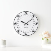 タイムフライ ラージ壁時計 (ホーム)