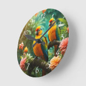 "タイムフライ"壁時計 ラウンド壁時計 (傾斜)