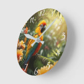 "タイムフライ"壁時計 ラウンド壁時計 (傾斜)