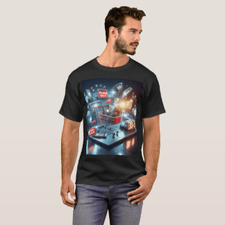 タイムフラッシュ販売のラップトップのディスプレイ Tシャツ