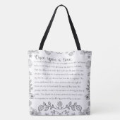 タイムブックストーリーのトートバッグに一度 トートバッグ (裏面)