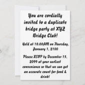 タイムブリッジ遊の跡を失う 招待状 (裏面)