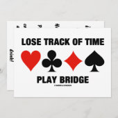 タイムブリッジ遊の跡を失う 招待状 (正面/裏面)