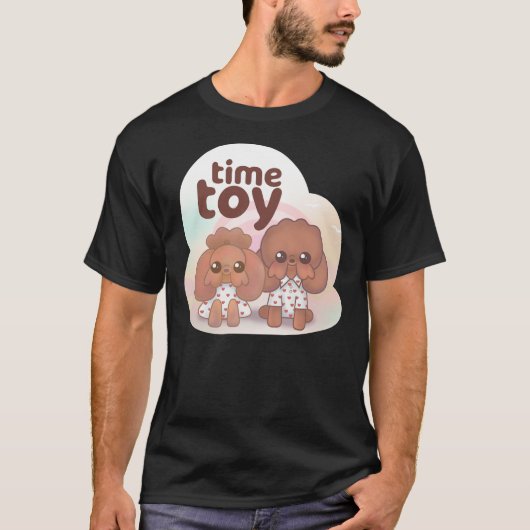 タイムプードルおもちゃ Tシャツ (正面)