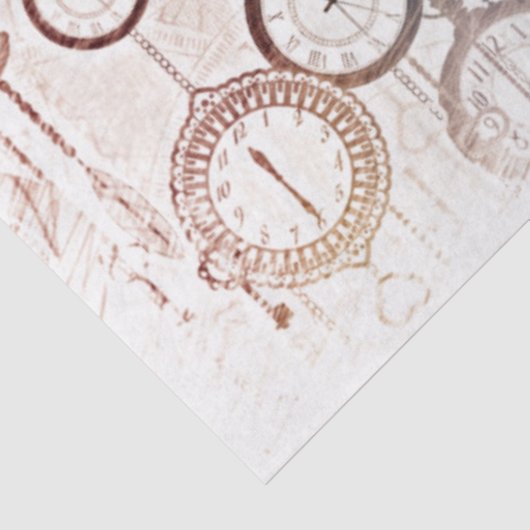 タイムポケットの時計と鍵の切り離し 薄葉紙 (詳細)
