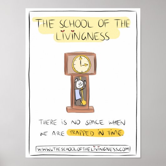 タイムポスターに閉じ込められる ポスター (正面)