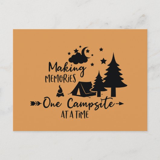 タイムポストカードで思い出を1つのキャンプ場に ポストカード (正面)