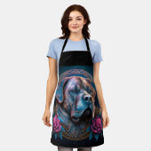 タイムポータルを介してBull Mastiffピア エプロン (着用した状態)