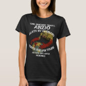 タイムマシンでアンジーオまで旅行　ドイツ軍が死亡　ローマ Tシャツ (正面)
