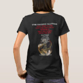 タイムマシンでセントヘレンズ山の1980年噴火を旅する Tシャツ (裏面)