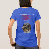 タイムマシンで旅行 ロンドン 1347 黒死病 Tシャツ (裏面)