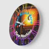 タイムマシンの壁時計 ラージ壁時計 (傾斜)